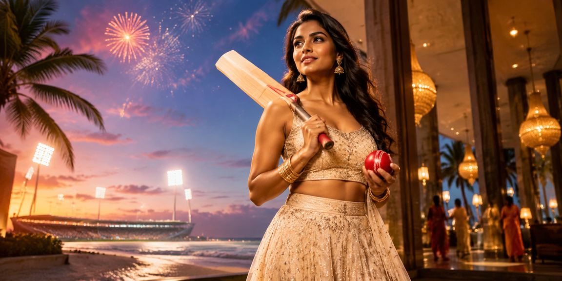 Peaceful evening cricket betting market in India